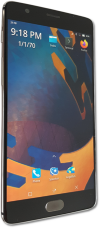 OnePlus 3T with Plasma Mobile UI
