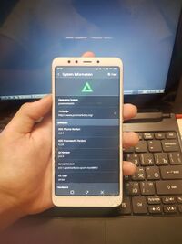 Xiaomi Redmi running KDE mobile