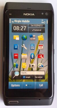 Nokia N8 running Symbian Anna