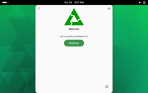Screenshot of the OS Installer interface.