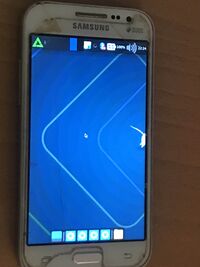 Samsung Galaxy Core Prime running XFCE