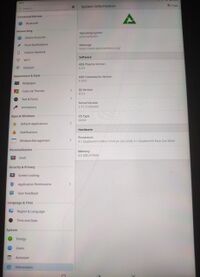 Mi Pad 4 PLUS running Plasma Mobile
