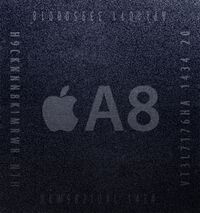 Picture of the Apple A8 SoC