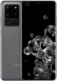 A Samsung Galaxy S20 Ultra 5G phone