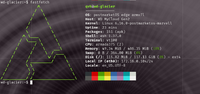fastfetch running wd-glacier