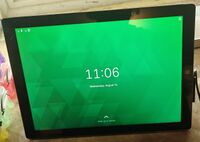 Microsoft Surface Pro 3 at postmarketOS Posh lock screen