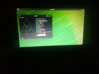 Acer running postmarketOS from live usb, gnome