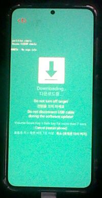 Samsung Galaxy S23 on Download Mode